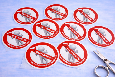 Preview: Aufkleber rot Sammelbild